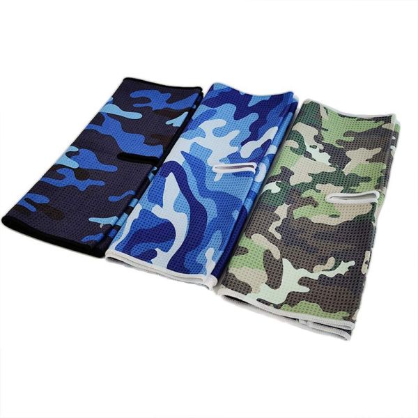 Luxury Waffle Golf Towel Center Cut Hole Custom logo Microfiber Golf Towel