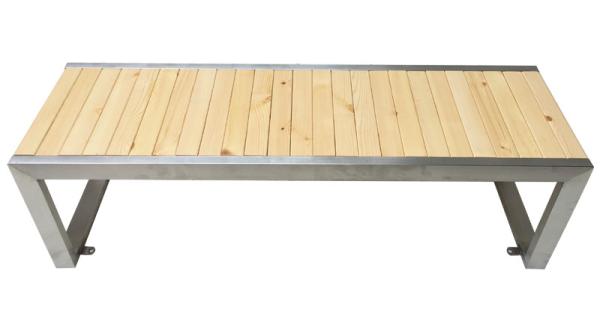 Public Pine Wood  2130*600*750mm Outdoor Table Bench Set