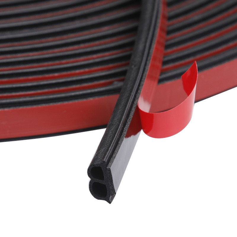 Industrial Door D E M V I B Type EPDM Rubber Foam Seal Gakset Strip Soundproofing Self Adhesive Seal for Door Window for Car
