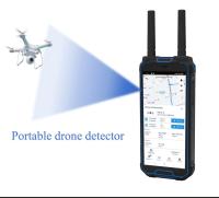 Appareil portable de détection de drones avec écran 6 pouces, positionnement longue distance et maillot de bain intégral pour la recherche DJI