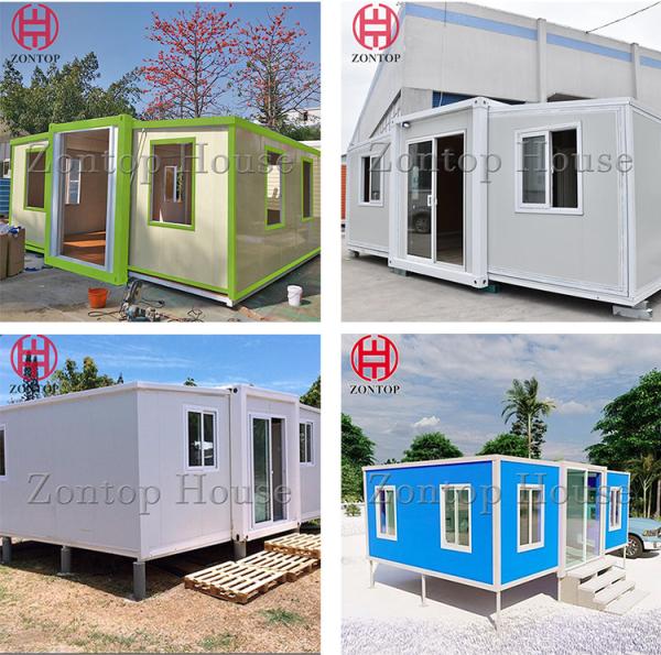Casa de contêiner dobrável modular com 3 quartos pré-fabricada
