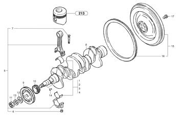 PJ7417602 Crankshaft Volvo.Heavy parts EC45