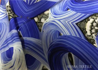 Nylon Screen Printing Double Knit Jersey Fabric , Solid Bodysuits Lightweight Knit Fabric