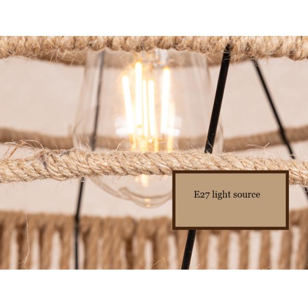 Retro Nordic Chandelier Clothing Store Industrial  Rope Headlight Lamp（WH-VP-202)