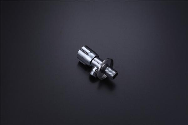 Silver Angle Valve Tap Wash Basin Faucet 304 Stainelss Steel Household Easy Installation
