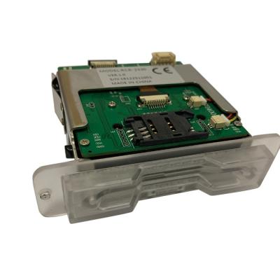 Lecteur sans contact Rfid de Plastic Smart Card d'auteur de lecteur de cartes d'encadrement noir