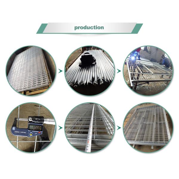 Galvanized Welded Mesh Filled Steel Temporary Fence For Sports Events