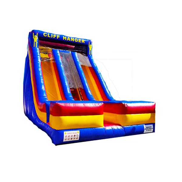 Cliff Hanger Children Fun Park Inflatable Slide For Rentals