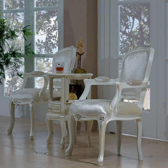 Classic Oakwood Carved Hotel Lobby Armchair Home Relaxing Chair