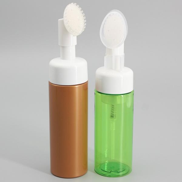 O silicone escova a garrafa da bomba da espuma 180ml do sabão 138mm