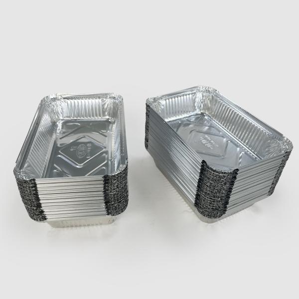 Barquettes Alu Jetables Traiteur 8389 Aluminum Foil Trays for Food Packing and Takeout