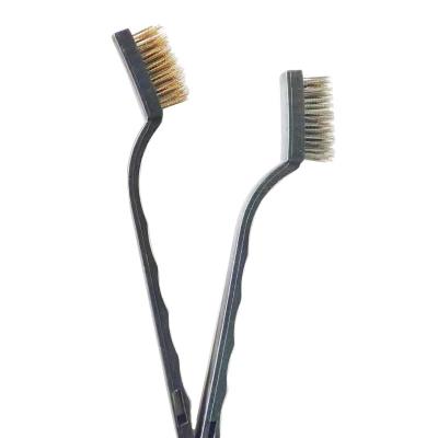 o fio de bronze Ss de 3Pcs Mini Wire Stainless Steel Toothbrush 26.5cm prende escovas