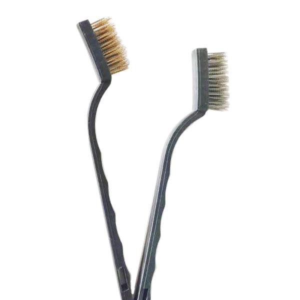 o fio de bronze Ss de 3Pcs Mini Wire Stainless Steel Toothbrush 26.5cm prende escovas