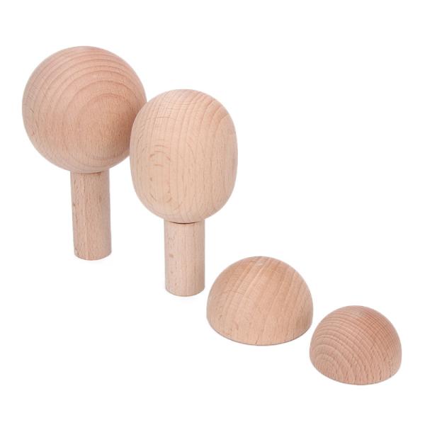 L'arc-en-ciel 35.5cm a coloré le grand bébé en bois de blocs constitutifs