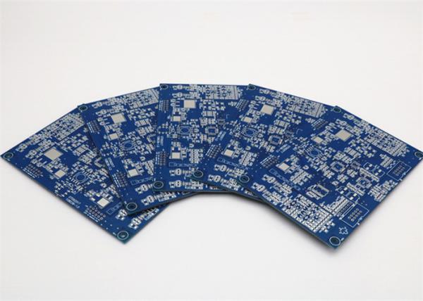 HASL LFの電子プリント基板の青いsoldmaskの白いシルクスクリーン2ozの銅