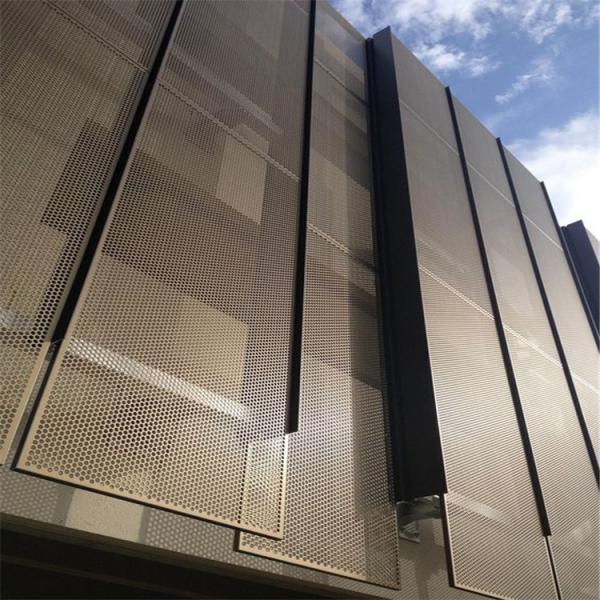 Desgined metal screen Exterior Perforated Aluminum Wall Facade Panel for Building