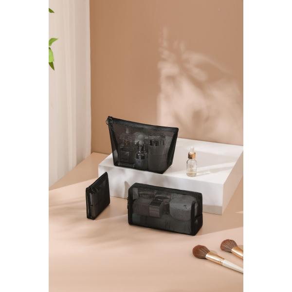 Simple and Practical Three-piece Makeup Bag Set Organize Your Essentials with Ease