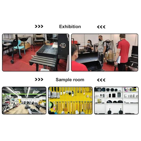 Портативный домашний грубый угольный барбекю с складной полкой для пикника и решеткой для приготовления пищи