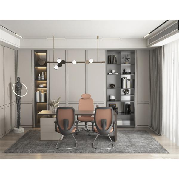 Executive Rotating Office Chair Rated For 300 Lbs , H1165-1260MM High Back Revolving Chair