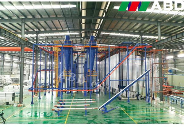 Procédé de protection de poudre d'ABD Powder Coating Tank Automated