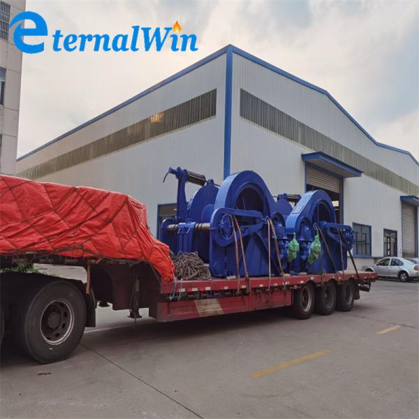 2 Ton-60 Ton Hydraulic Anchor Winch Single Or Double Drum