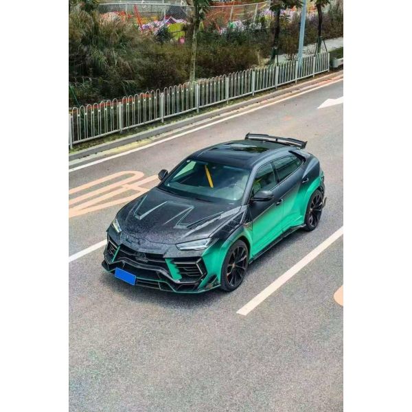 Mansor Style Carbon Fiber Body Kit Lamborghini Urus Front And Rear Bumper Spoiler Hood