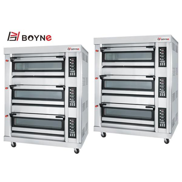 Heavy Duty Deck Baking Oven One Deck Two Trays Gas Oven For Bakery