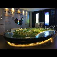 Conception de modèles architecturaux de la péninsule de Shenzhou Modèle à l'échelle 3D 1/500