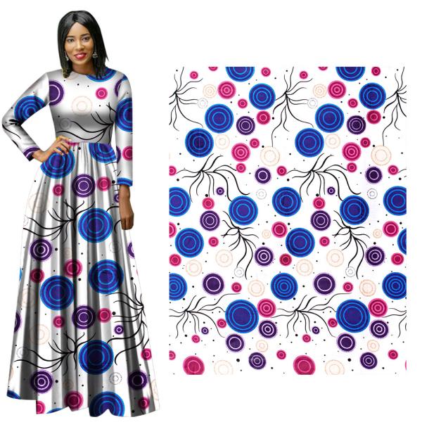 Wholesale African Wax Print Fabric Super 100% Cotton Fabrics for Garment