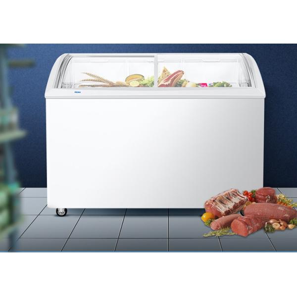 338L Стеклянная дверь Прозрачная стеклянная дверь Фризер