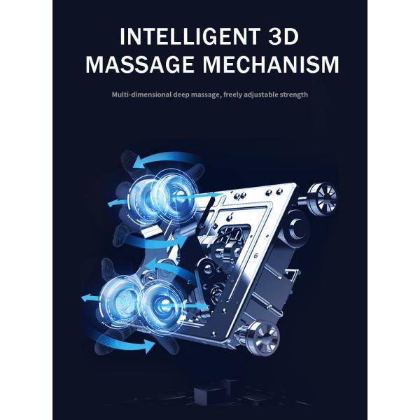 3d Zero Gravity Massage Chair PU ROHS Electric Full Body Shiatsu Massage Chair Dolby