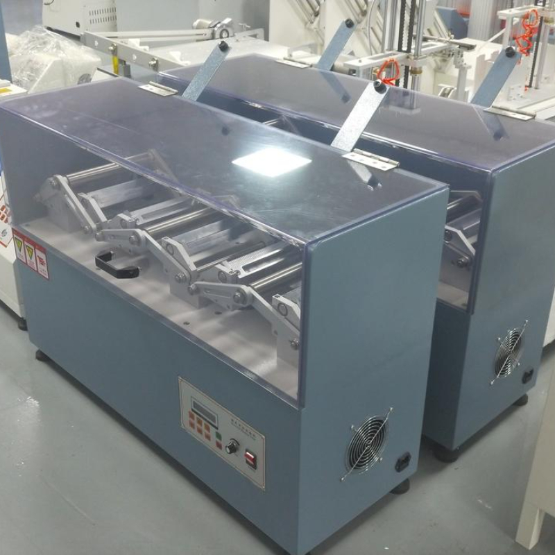 UP-4034 Multi-Station Shoe Sole Flexing Tester with 3 or 6 Stations 90° ± 2° Bending Angle and 125 - 150 cpm Speed