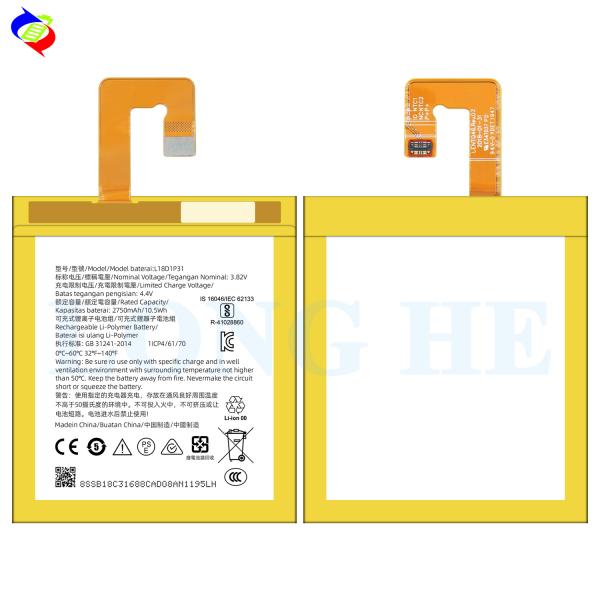 Batterie rechargeable de 2750 mAh pour Tab E7-7104 L18D1P31 Protection à double circuit imprimé