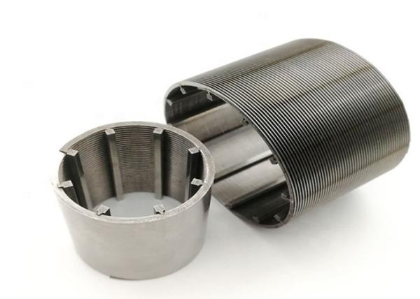 Round Multifunctional OD 245mm Wedge Screen Filter , Wedge Wire Strainer