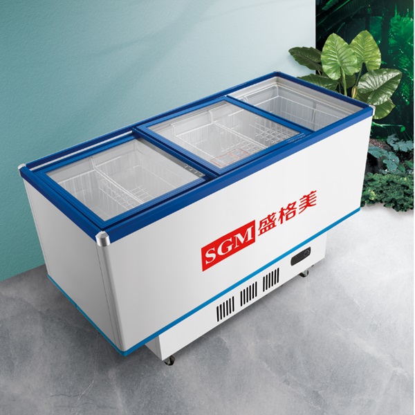 Beverage Island Display Freezer Cabinet Commercial Undercounter Freezer