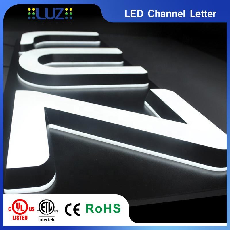 Custom Front-Lit & Side Glow Acrylic LED Channel Letters | 3D Illuminated Signage for Storefront & Commercial Brand