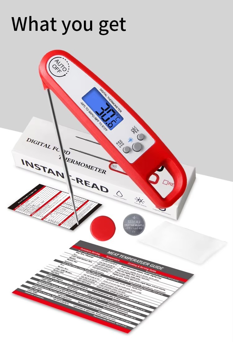 DTH-149R -50 to 300℃ Instant Read Digital Food Thermometer For Kitchen Candy Grill Barbecue