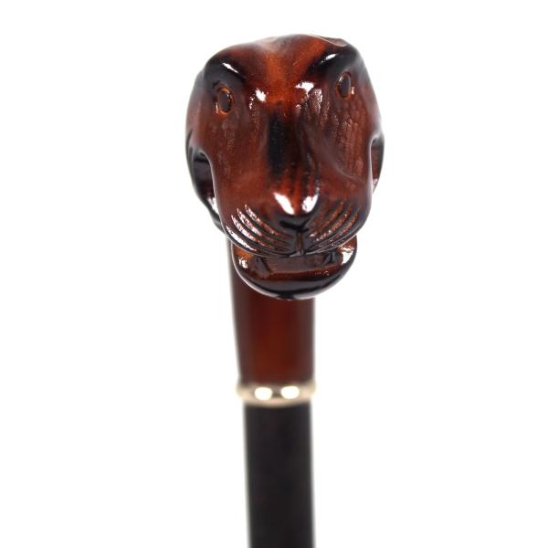 Walking cane bull Walking stick bull Wooden walking stick bull Handmade carved cane custom walking cane