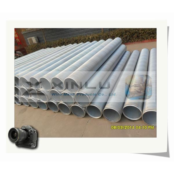 Low Carbon Steel Galvanized Johnson Screen Pipe Large Diameter 6-16