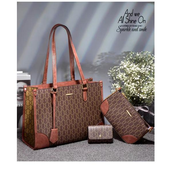 Custom Shape Accepted GHJ-03 Luxury Handbags For Women With Crossbody And Tote Bag Sets