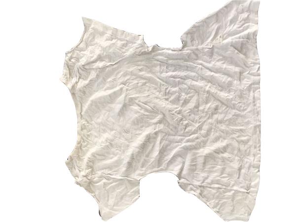 IMPA 232906 White printed T-shirt cotton rags with Logo Wiping Rag 100% Cotton Industrial cleaning cloth Recycled Cotton