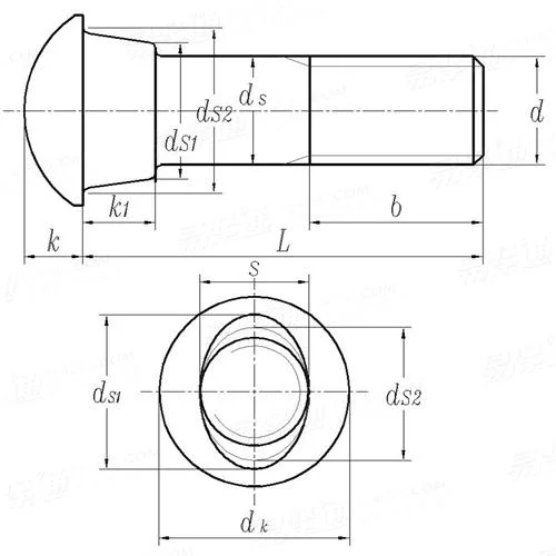 Углеродистая сталь нестандартные крепежные устройства ASME / ANSI B18.10
