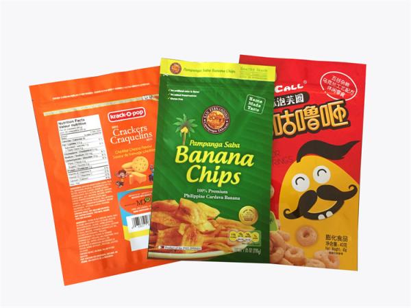 Custom printed plastic aluminum foil potato chips bag banana chips packaging bag plantain chips packaging bag