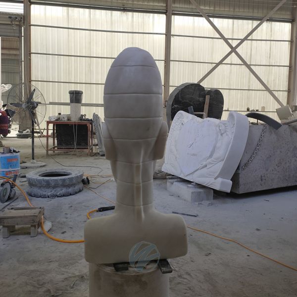 Custom Outdoor Decoration Marble Stone Figure Sculpture