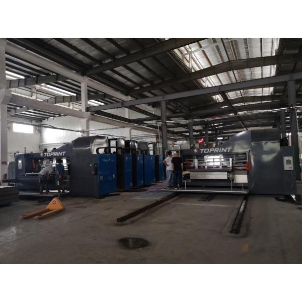 коробка CE Slotter принтера Flexo вырезывания 850x1950 автоматическая гофрированная делая машину