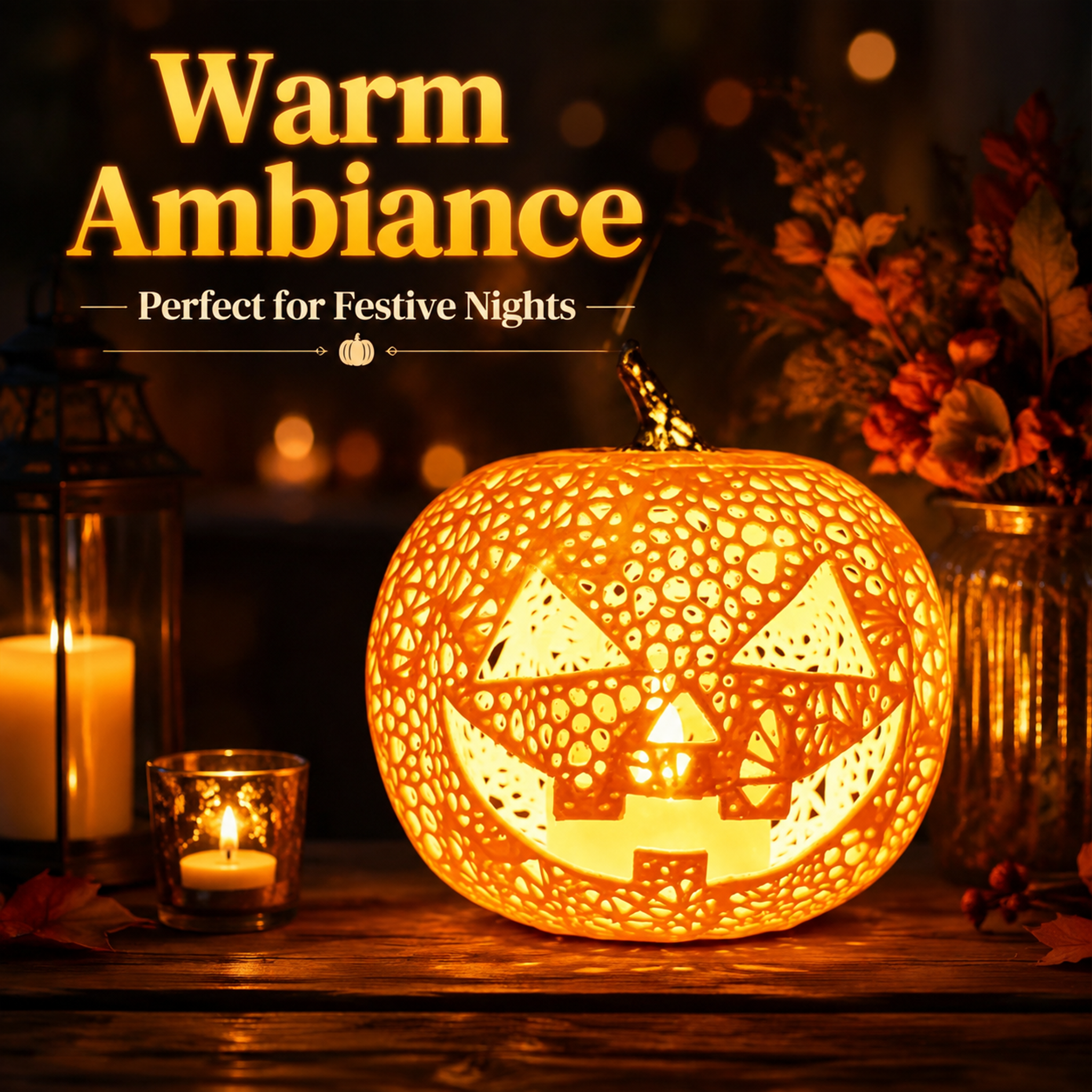 FDM Molded Christmas Ornament 3d Print Hollow Carved Halloween Pumpkin Decorations