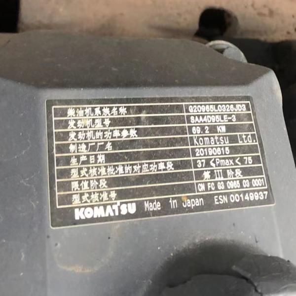 Excavateur Komatsu PC400-7 d'occasion de 40 tonnes avec soupape hydraulique d'origine et du Japon