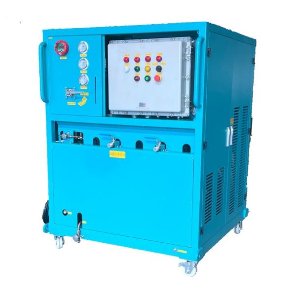 Explosion Proof Refrigerant Charging Machine Recovery AC R290 R134a Unit