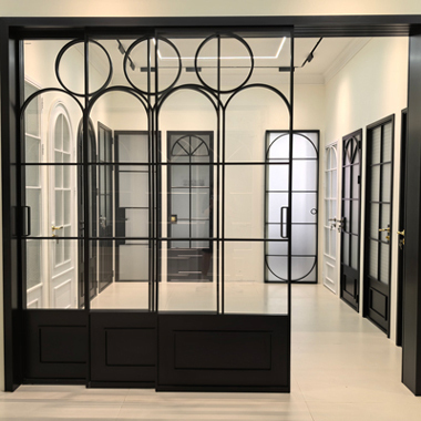 Custom Size Silent Glide Aluminium Sliding Doors With Low Friction Track System