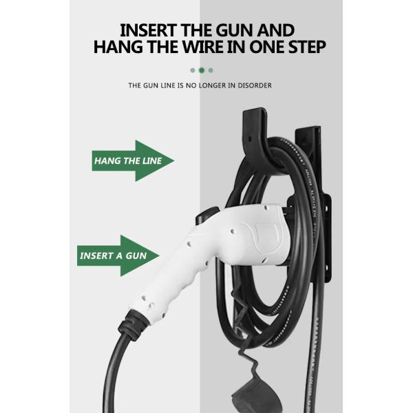 ABS PC Charger Station Type 1 EV Connector Plug EV Charger Cable Holder